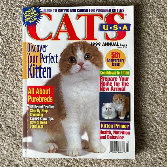 CATS USA Other - Vintage CATS USA 1999 ANNUAL Magazine Perfect for any cat lover